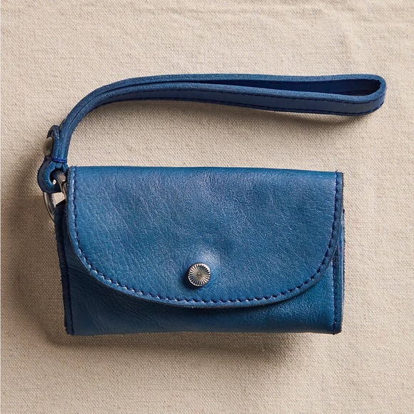 Free People Handbags - NWT Free People Leather Bag Lanyard Lapis Coin Purse